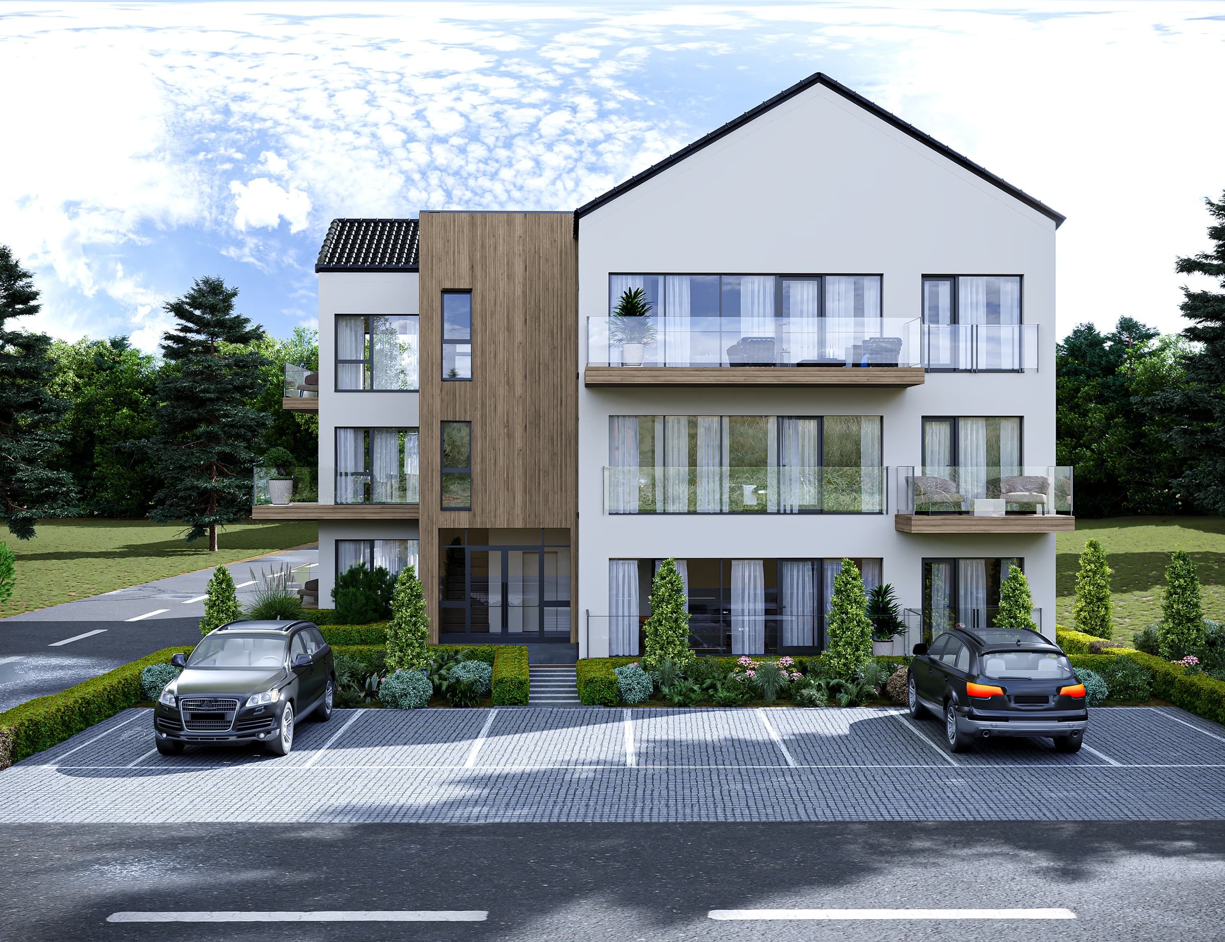Lodge Park Boutique Apartments – vedere exterioară